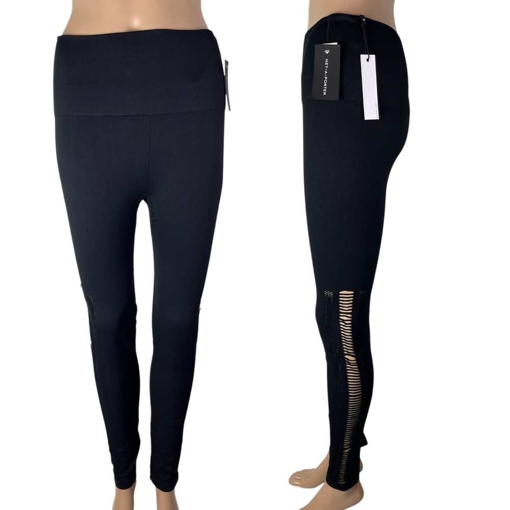 New Koral Women's Black Excel Seamless Cut Out Leggings